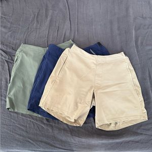 Set of 3 NoBull shorts 7in great condition size M